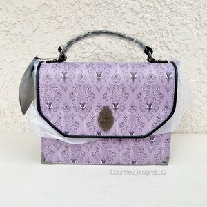 Disney Loungefly Haunted Mansion Wallpaper Crossbody Bag- NWT